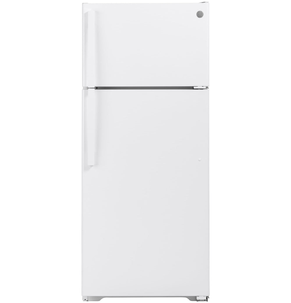 GE 17.5-cu ft Top-Freezer Refrigerator ( White ) ENERGY STAR Certified
