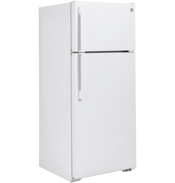 GE 17.5-cu ft Top-Freezer Refrigerator ( White ) ENERGY STAR Certified