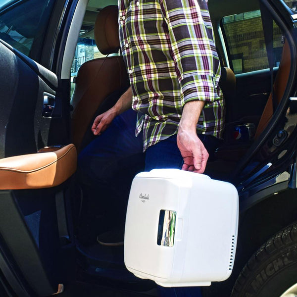 Cooluli Classic 0.14-cu ft Mini Fridge ( Blue )