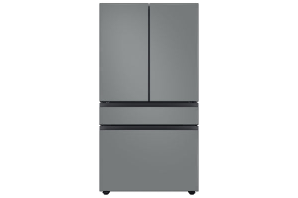 Samsung Bespoke 22.8-cu ft 4-Door Counter-Depth Refrigerator with Beverage Center (4 Panels Sold Seperately)