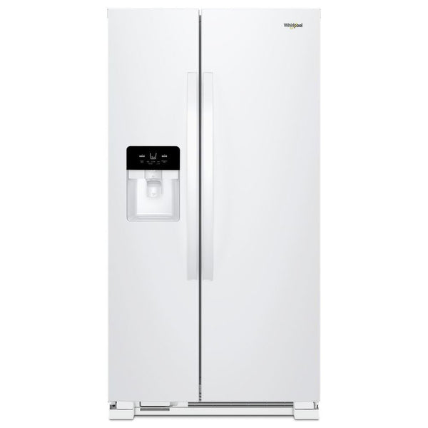 Whirlpool 21.4-cu ft Side-by-Side Refrigerator with Ice Maker ,Water and Ice Dispenser ( White ) ENERGY STAR Certified