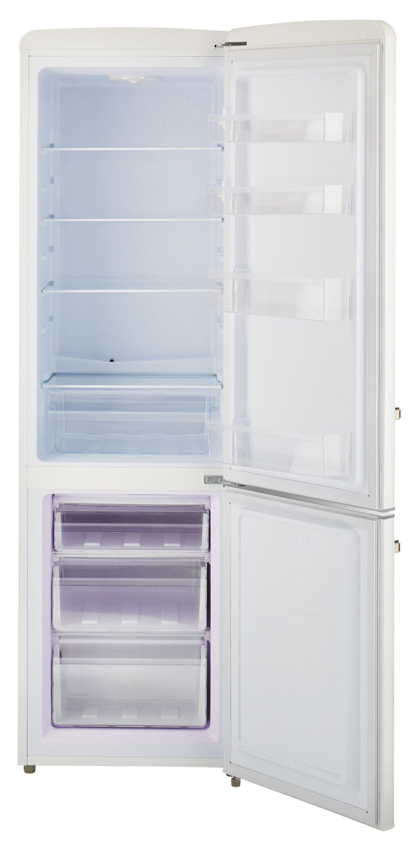 UNIQUE Off-Grid 10.0-cu ft Counter-Depth Bottom-Freezer Refrigerator Marshmallow white )