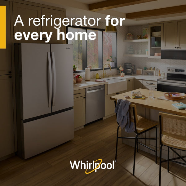 Whirlpool 30.53-cu ft French Door Refrigerator with Ice Maker (Fingerprint Resistant Stainless Finish) ENERGY STAR