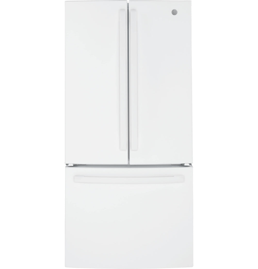 GE Standard-Depth 24.8-cu ft 3 -Door French Door Refrigerator with Ice Maker with Water Dispenser ( White ) ENERGY STAR Certified