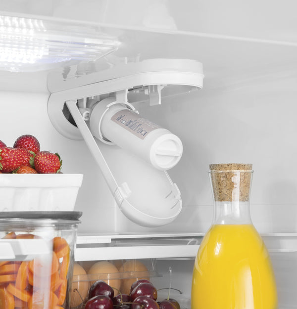 GE Standard-Depth 25.6-cu ft 3 -Door French Door Refrigerator with Ice Maker with Water and Ice Dispenser ( White ) ENERGY STAR Certified