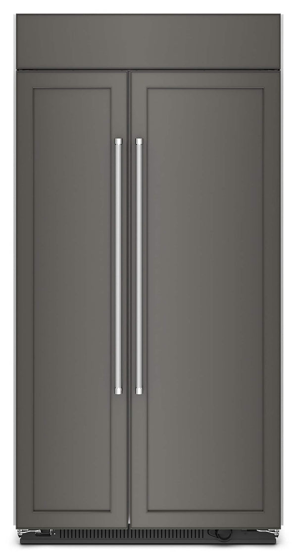 KitchenAid 25.5-cu ft Counter-Depth Side-by-Side Refrigerator Built-In ( Panel Ready )