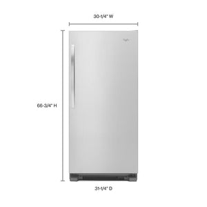 Whirlpool SideKick 17.7-cu ft Freezerless Refrigerator ( Monochromatic Stainless Steel )