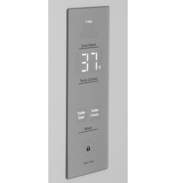 GE 17.7-cu ft Counter-Depth Bottom-Freezer Refrigerator Stainless Steel ) ENERGY STAR Certified