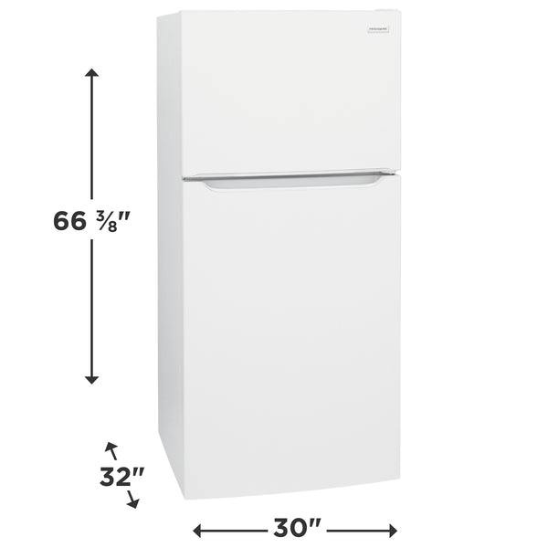 Frigidaire 20.0-cu ft Top-Freezer Refrigerator ( White ) Garage Ready ENERGY STAR Certified