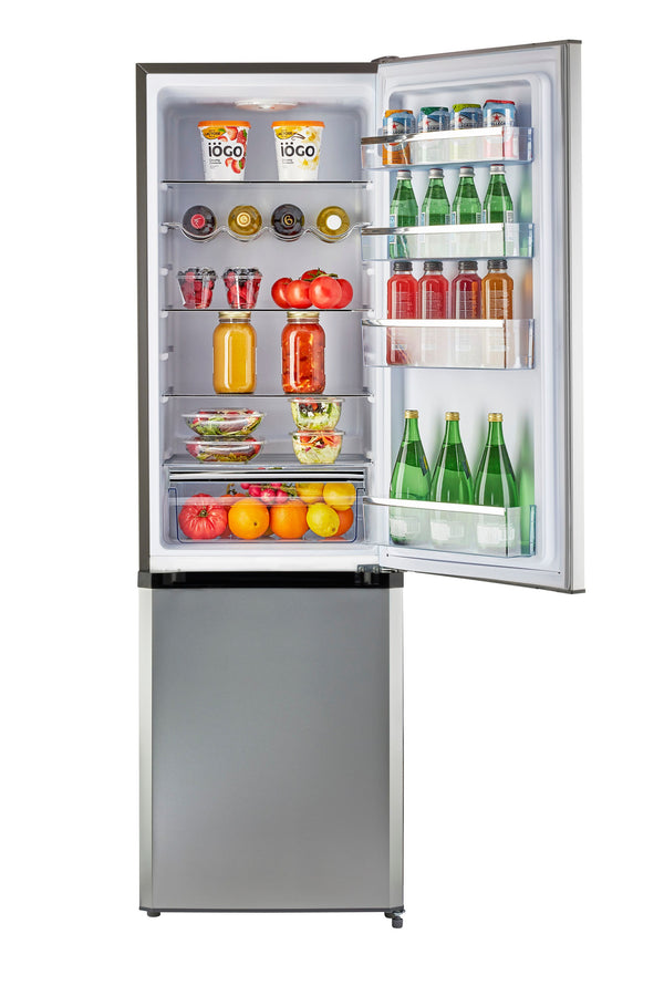 UNIQUE Prestige 8.7-cu ft Counter-Depth Bottom-Freezer Refrigerator Stainless Steel ) ENERGY STAR Certified