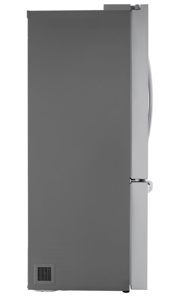LG Counter-Depth MAX 26.5-cu ft 3 -Door Smart Compatible French Door Refrigerator with Ice Maker with Water Dispenser ( Stainless Steel ) ENERGY STAR Certified