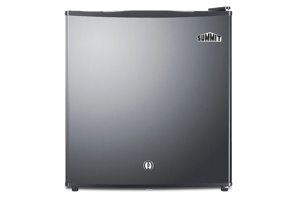 Summit Appliance 1.6-cu ft ( Stainless steel door and black cabinet )