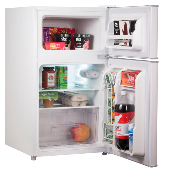 BLACK+DECKER 3.1-cu ft Mini Fridge with Freezer ( White ) ENERGY STAR