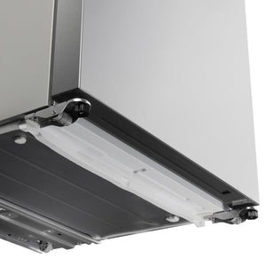 Cosmo Counter-Depth 17.5-cu ft 3 -Door French Door Refrigerator with Ice Maker ( Stainless Steel ) ENERGY STAR Certified