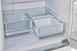 UNIQUE Classic Retro 17.7-cu ft Counter-Depth Bottom-Freezer Refrigerator with Ice Maker ( Marshmallow White ) ENERGY STAR Certified