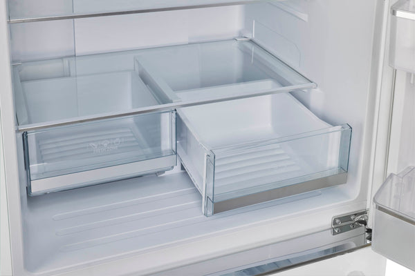 UNIQUE Classic Retro 17.7-cu ft Counter-Depth Bottom-Freezer Refrigerator with Ice Maker ( Marshmallow White ) ENERGY STAR Certified