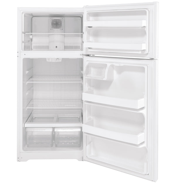 GE 15.6-cu ft Top-Freezer Refrigerator ( White )