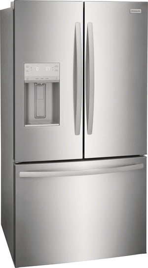 Frigidaire Standard-Depth 27.8-cu ft 3 -Door French Door Refrigerator with Ice Maker with Water and Ice Dispenser ( Fingerprint Resistant Stainless Steel ) ENERGY STAR Certified