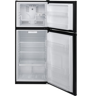 GE 11.55-cu ft Counter-Depth Top-Freezer Refrigerator ( Black ) ENERGY STAR Certified