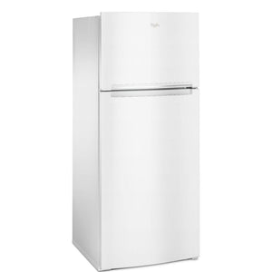 Whirlpool Flexible Storage Bin 17.6-cu ft Top-Freezer Refrigerator ( White )