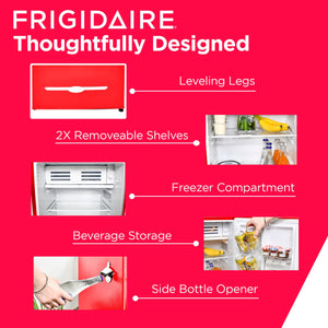 Frigidaire 3.2-cu ft Mini Fridge with Freezer ( Red )