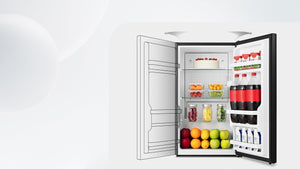 Hisense 2.5-cu ft Mini Fridge ( Black ) ENERGY STAR