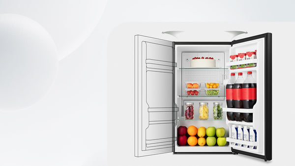 Hisense 2.5-cu ft Mini Fridge ( Black ) ENERGY STAR