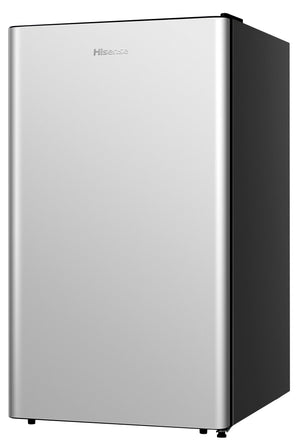 Hisense 4.4-cu ft Mini Fridge ( Silver ) ENERGY STAR
