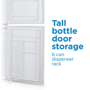 Commercial Cool 4.5-cu ft Built-In Mini Fridge with Freezer ( White )