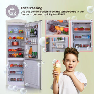 ConServ 10.7-cu ft Standard-Depth Bottom-Freezer Refrigerator Red )