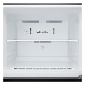 LG 17.5-cu ft Top-Freezer Refrigerator ( PrintProof Stainless Steel ) Garage Ready ENERGY STAR Certified