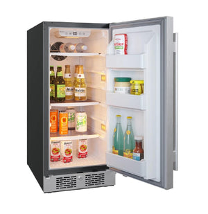 Avallon 3.35-cu ft Mini Fridge ( Stainless Steel )