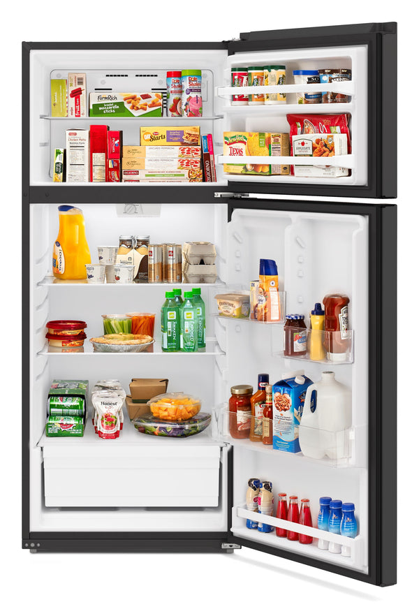 Amana 16.4-cu ft Top-Freezer Refrigerator ( Black )