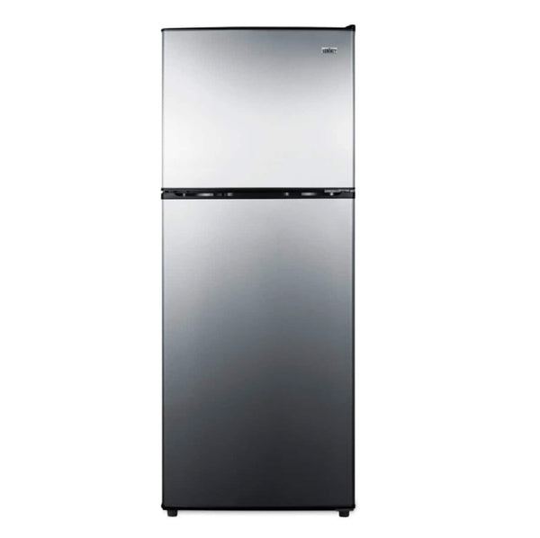 Summit Appliance 7.1-cu ft Counter-Depth Top-Freezer Refrigerator ( Stainless Steel )