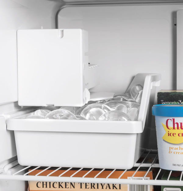 GE 19.1-cu ft Top-Freezer Refrigerator ( Stainless Steel ) ENERGY STAR Certified