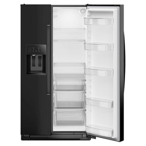 Whirlpool 28.7-cu ft Side-by-Side Refrigerator with Ice Maker ,Water and Ice Dispenser ( Black )