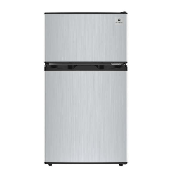 undefined 3.2-cu ft Mini Fridge with Freezer ( Stainless Steel )