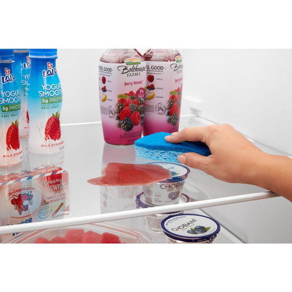 Amana 21.4-cu ft Side-by-Side Refrigerator with Ice Maker ,Water and Ice Dispenser ( Black )