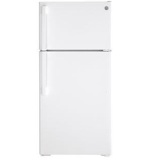 GE 15.6-cu ft Top-Freezer Refrigerator ( White )