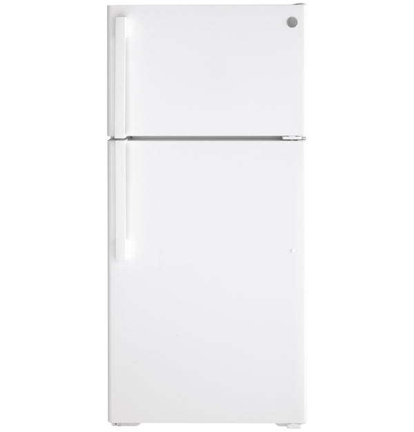 GE 15.6-cu ft Top-Freezer Refrigerator ( White )