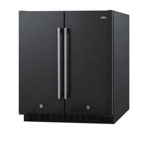 Summit Appliance 5.4-cu ft Built-In Mini Fridge with Freezer ( Black )