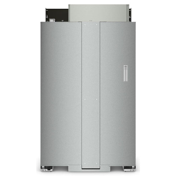 KitchenAid 30-cu ft Counter-Depth Side-by-Side Refrigerator Built-In with Ice Maker ( Stainless Steel with PrintShield Finish )