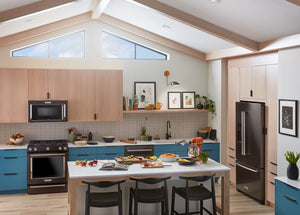 KitchenAid Standard-Depth 27-cu ft 3 -Door French Door Refrigerator with Water and Ice Dispenser ( Black ) ENERGY STAR Certified