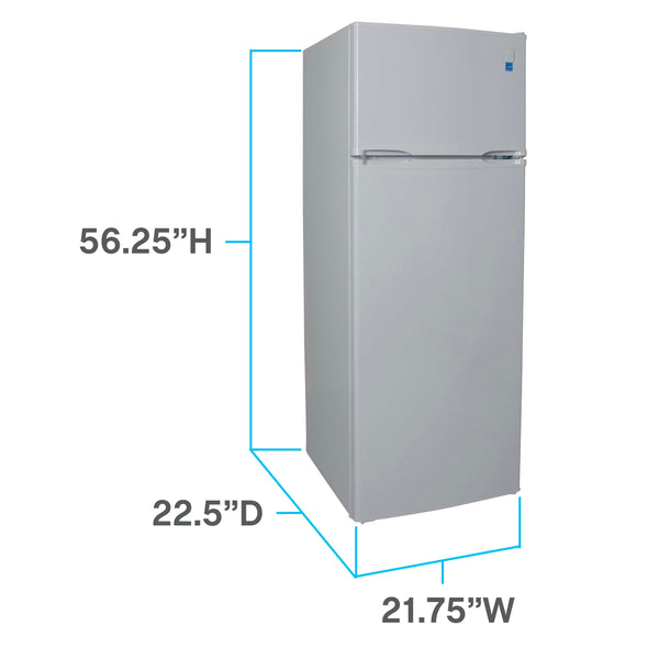 Avanti 8.6-cu ft Counter-Depth Top-Freezer Refrigerator ( White ) ENERGY STAR Certified