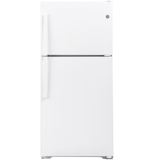 GE Garage Ready 19.1-cu ft Top-Freezer Refrigerator ( White ) Garage Ready