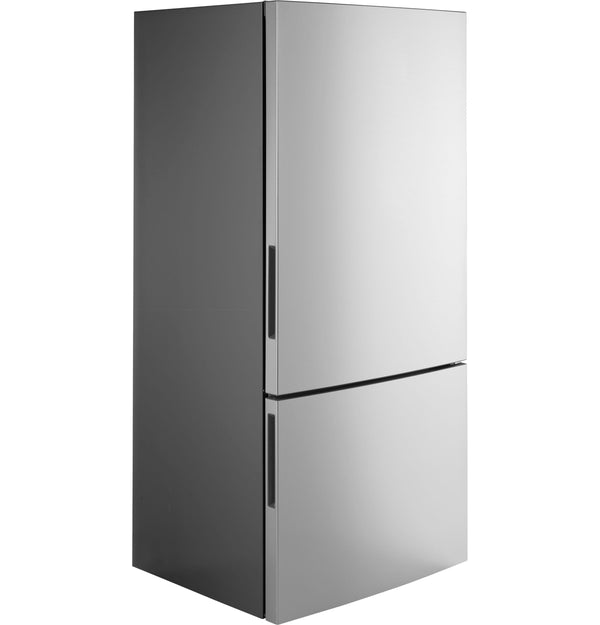 GE 17.7-cu ft Counter-Depth Bottom-Freezer Refrigerator Stainless Steel ) ENERGY STAR Certified