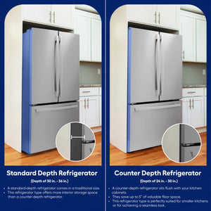 ZLINE KITCHEN & BATH Built-In 16.1-cu ft Counter-Depth Built-In Bottom-Freezer Refrigerator with Ice Maker ( Stainless Steel ) ENERGY STAR Certified