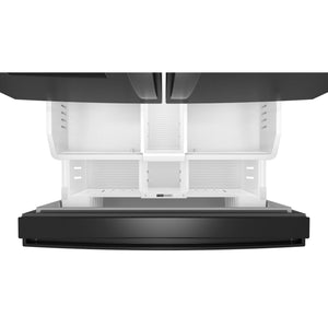 Whirlpool Standard-Depth 29.58-cu ft 3 -Door French Door Refrigerator with Dual Ice Maker with Water and Ice Dispenser ( Print Resist Black Stainless ) ENERGY STAR Certified