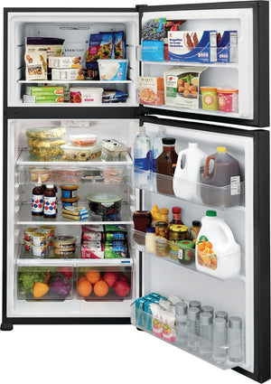 Frigidaire 20-cu ft Top-Freezer Refrigerator ( Black ) Garage Ready