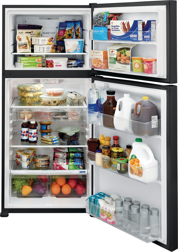 Frigidaire 20-cu ft Top-Freezer Refrigerator ( Black ) Garage Ready